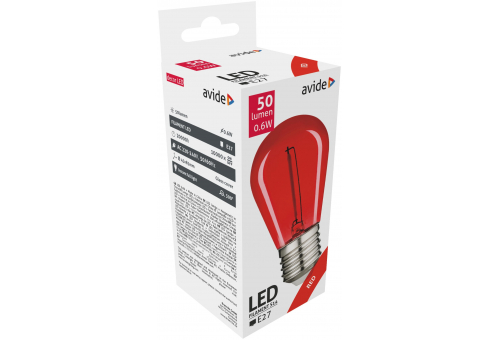 Decor LED Filament bulb  E27 Red