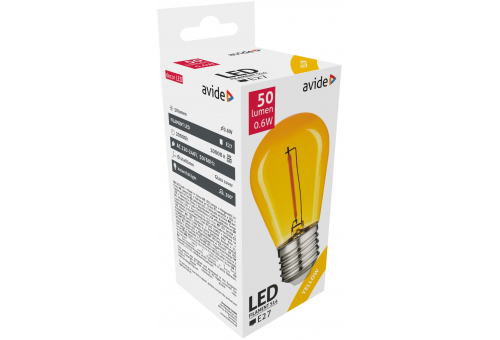 Decor LED Filament bulb  E27 Yellow