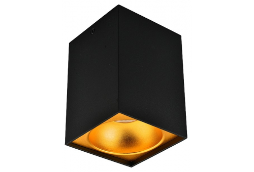 GU10 Spot Light Square Black-Gold