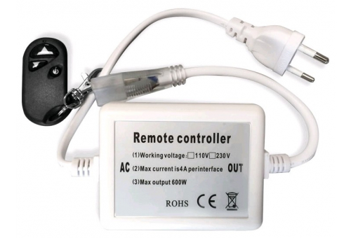 LED Strip 220V 600W Dimmer 5050 SMD RF Remote and Controller