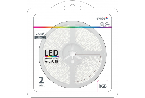 LED Strip Blister 5V 7.2W SMD5050 RGB