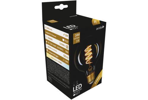LED Soft Filament G80 5W E27 360° EW