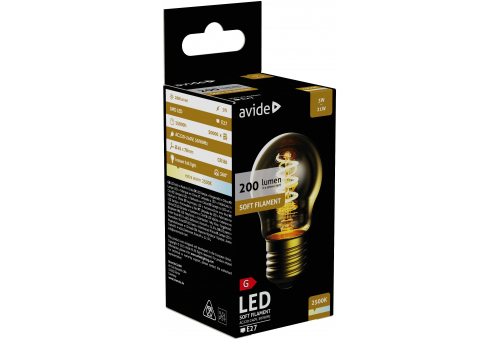 LED Soft Filament Mini Globe 3W E27 EW